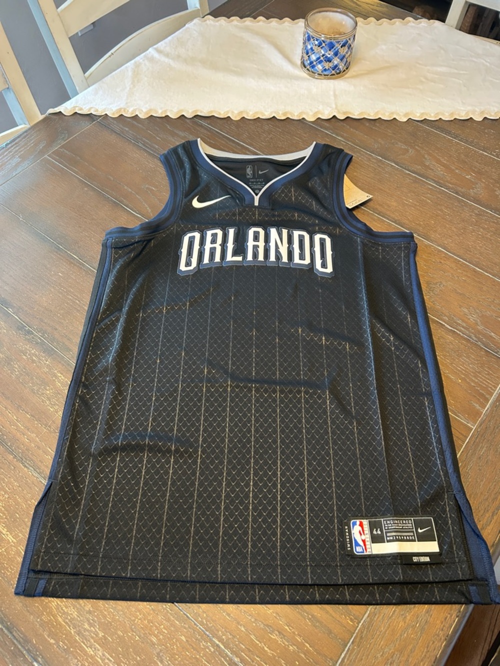 Nike Orlando Magic Black and White NBA Home Jersey
